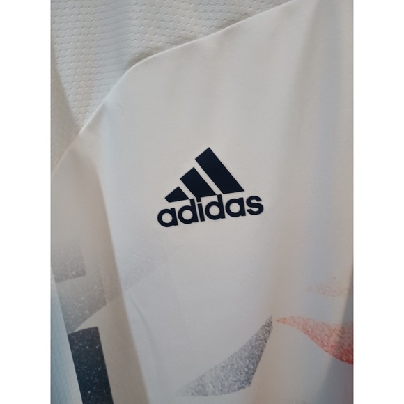 TEAM GB ADIDAS FOOTBALL SHIRT OLYMPICS GAMES 2020 White Mens - Picture 3 of 7